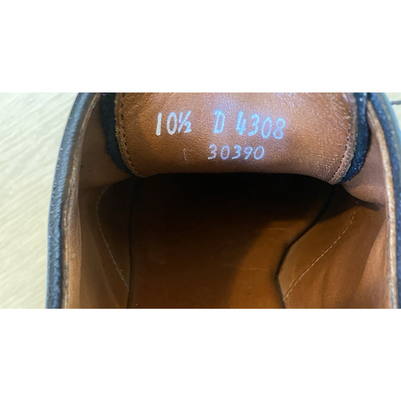 Allen Edmonds Lasalle 4308 Black Split Toe Derby Made‎ in USA Men\'s 10.5D main image 8